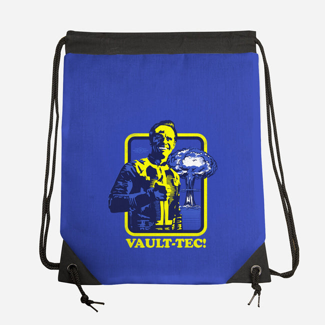 Vault Tec Coop-None-Drawstring-Bag-rocketman_art