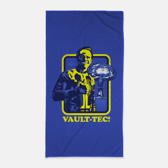 Vault Tec Coop-None-Beach-Towel-rocketman_art