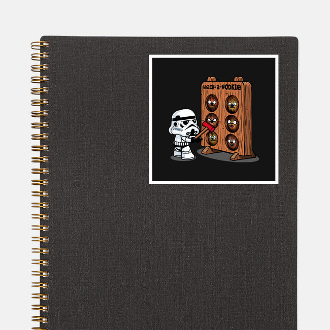 Whack A Wookie-None-Glossy-Sticker-MelesMeles