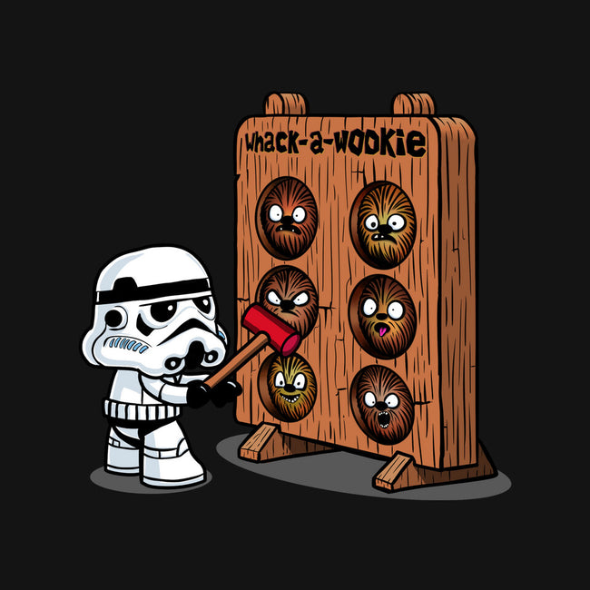 Whack A Wookie-Womens-Fitted-Tee-MelesMeles