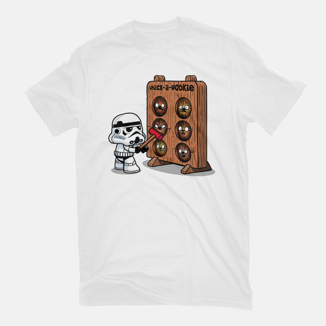 Whack A Wookie-Womens-Fitted-Tee-MelesMeles