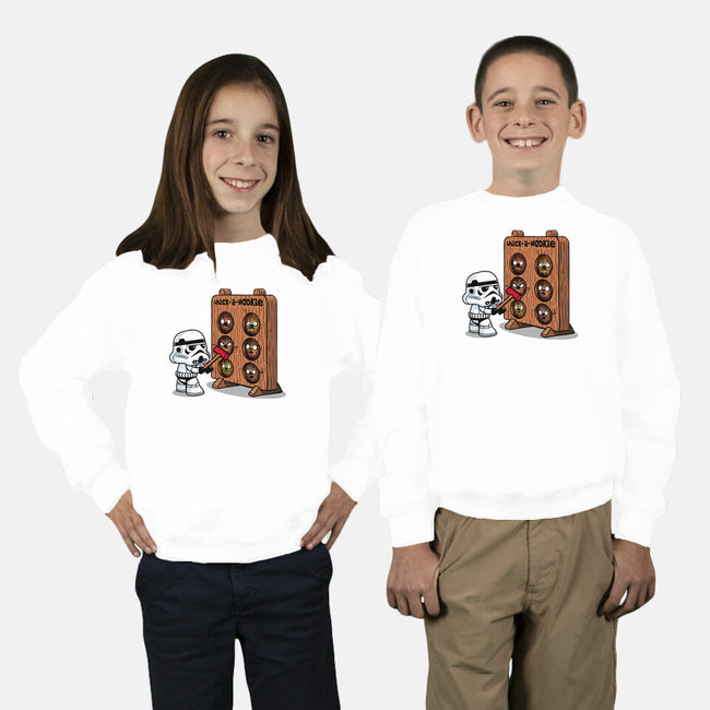 Whack A Wookie-Youth-Crew Neck-Sweatshirt-MelesMeles