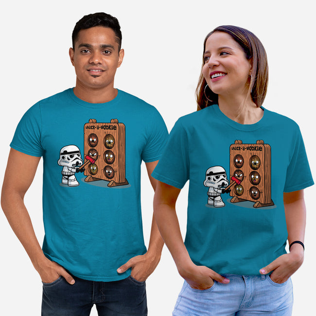 Whack A Wookie-Unisex-Basic-Tee-MelesMeles