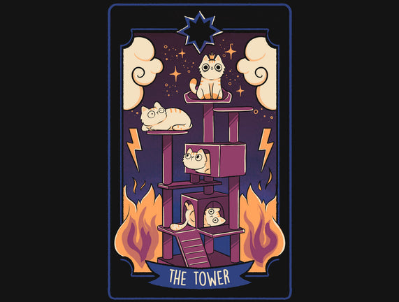 The Tower Cat Tarot