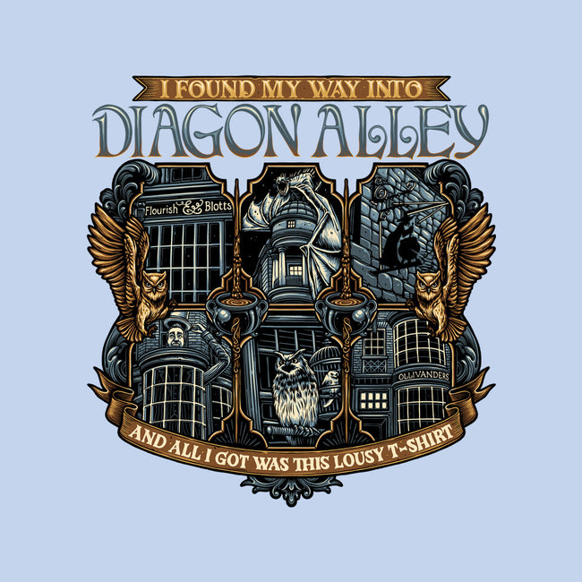 Let's Go To Diagon Alley-None-Non-Removable Cover w Insert-Throw Pillow-glitchygorilla