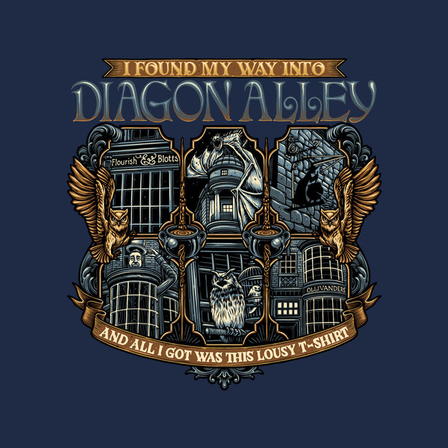 Let's Go To Diagon Alley-None-Drawstring-Bag-glitchygorilla