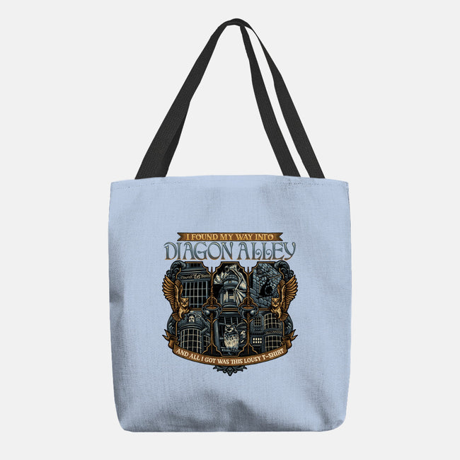 Let's Go To Diagon Alley-None-Basic Tote-Bag-glitchygorilla