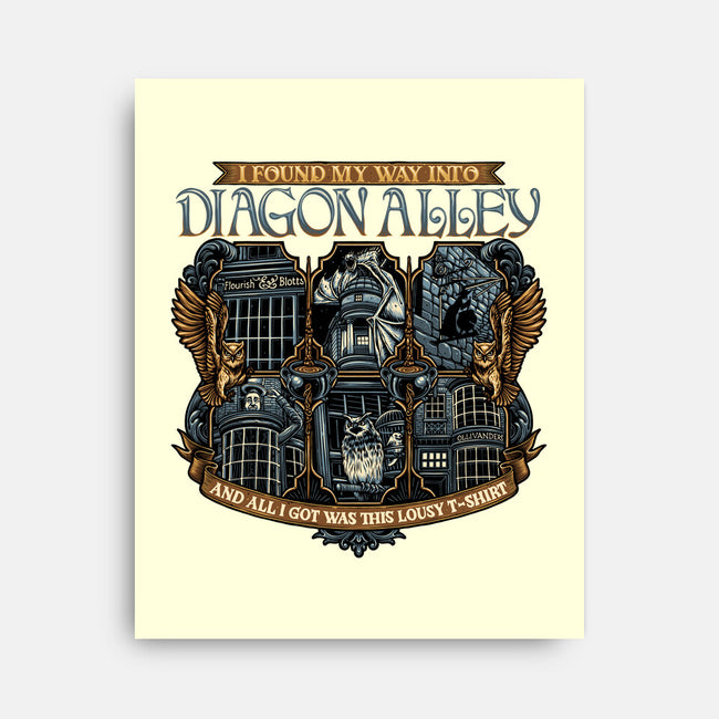 Let's Go To Diagon Alley-None-Stretched-Canvas-glitchygorilla