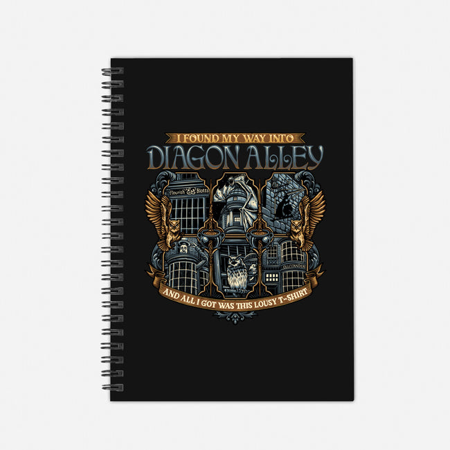 Let's Go To Diagon Alley-None-Dot Grid-Notebook-glitchygorilla