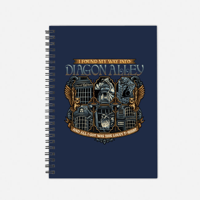 Let's Go To Diagon Alley-None-Dot Grid-Notebook-glitchygorilla