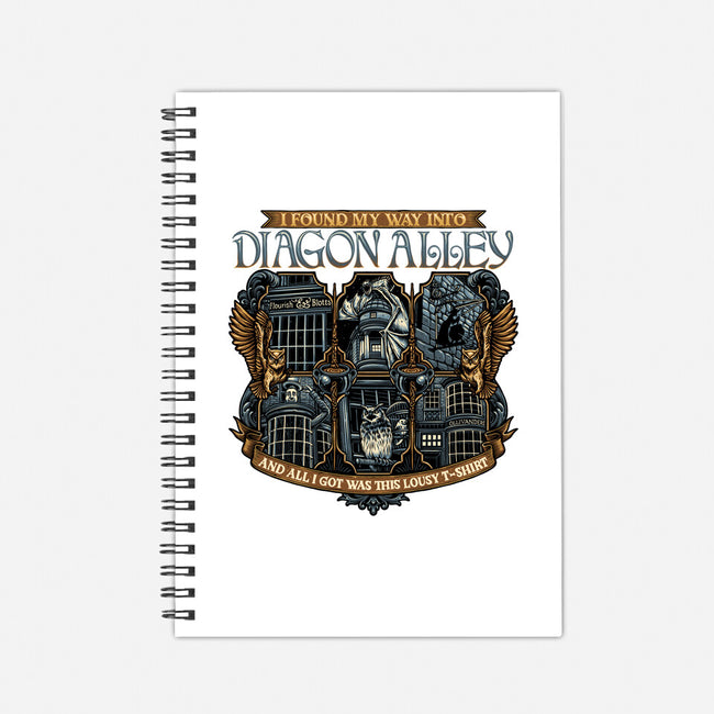 Let's Go To Diagon Alley-None-Dot Grid-Notebook-glitchygorilla