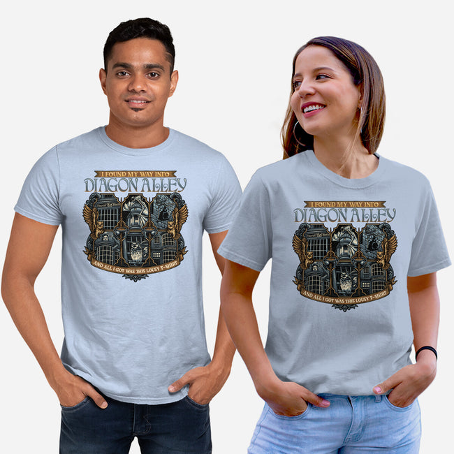 Let's Go To Diagon Alley-Unisex-Basic-Tee-glitchygorilla