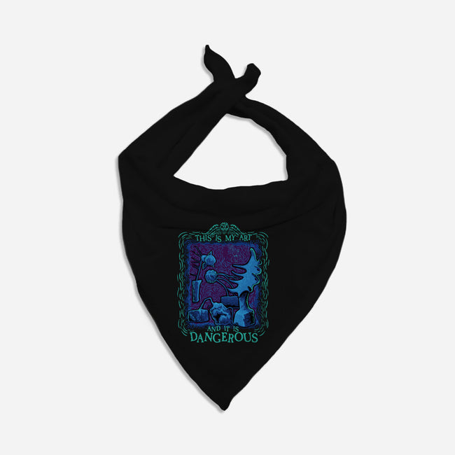 Dangerous Art-Cat-Bandana-Pet Collar-daobiwan