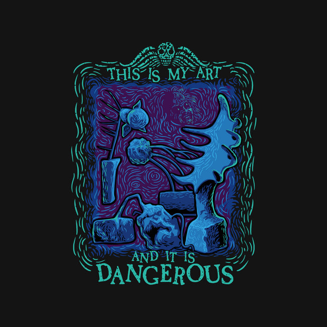 Dangerous Art-None-Drawstring-Bag-daobiwan