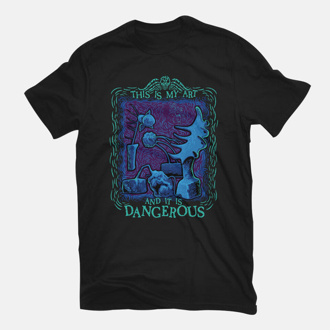 Dangerous Art-Womens-Basic-Tee-daobiwan