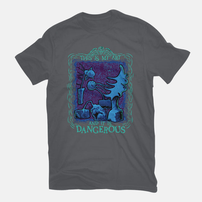 Dangerous Art-Womens-Basic-Tee-daobiwan