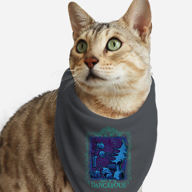 Dangerous Art-Cat-Bandana-Pet Collar-daobiwan