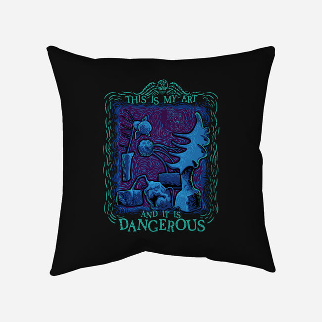 Dangerous Art-None-Removable Cover-Throw Pillow-daobiwan
