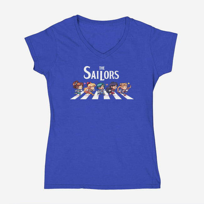 Sailor Road-Womens-V-Neck-Tee-2DFeer