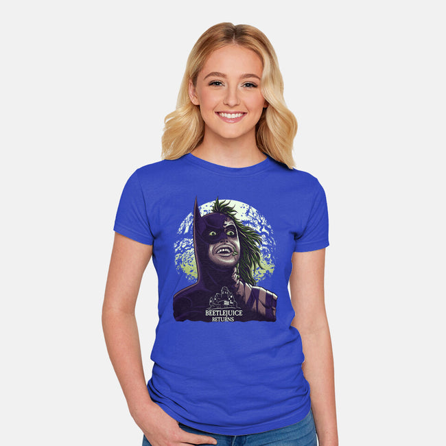 The Ghost Returns-Womens-Fitted-Tee-rmatix