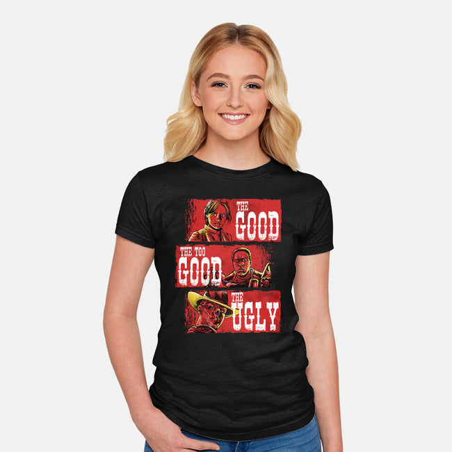 The Too Good-Womens-Fitted-Tee-zascanauta