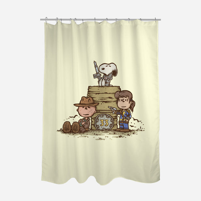 Beagle Of Steel-None-Polyester-Shower Curtain-kg07