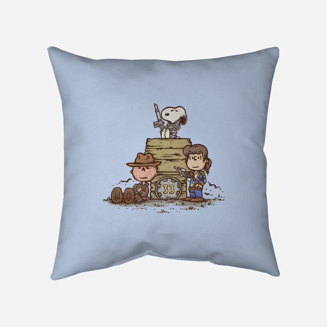 Beagle Of Steel-None-Non-Removable Cover w Insert-Throw Pillow-kg07