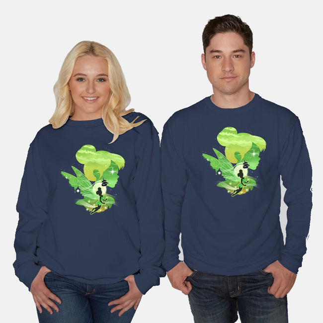 Tink Landscape-Unisex-Crew Neck-Sweatshirt-dandingeroz