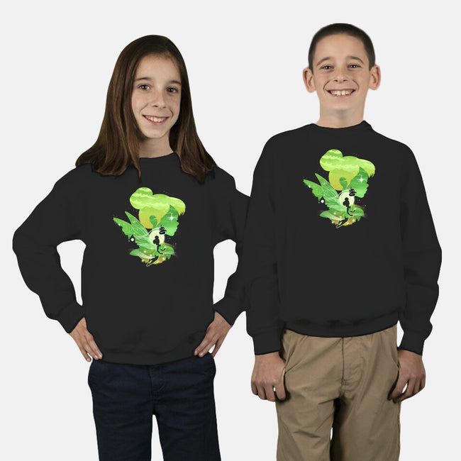 Tink Landscape-Youth-Crew Neck-Sweatshirt-dandingeroz