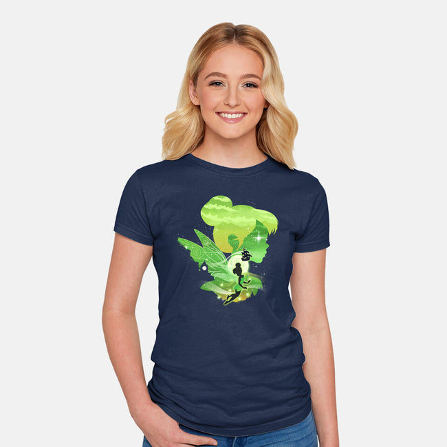 Tink Landscape-Womens-Fitted-Tee-dandingeroz