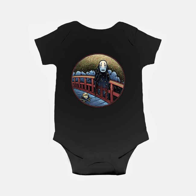 Bridge To The Spirit World-Baby-Basic-Onesie-glitchygorilla