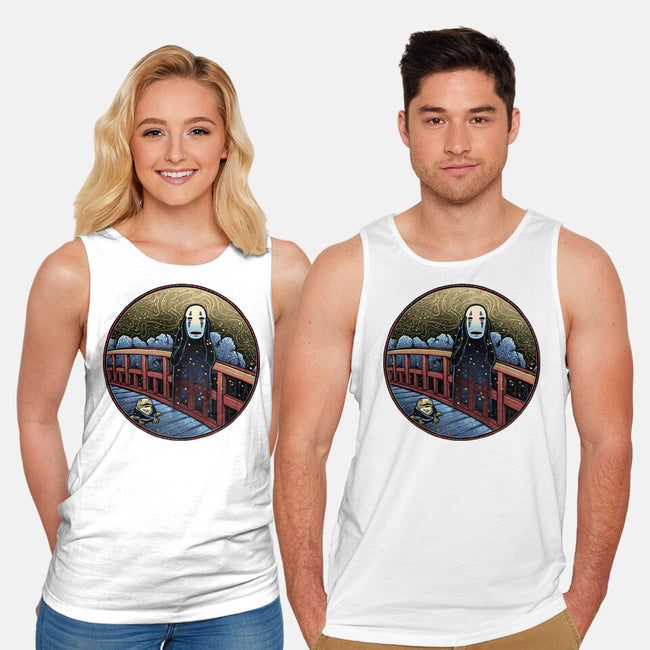 Bridge To The Spirit World-Unisex-Basic-Tank-glitchygorilla