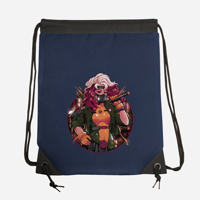 Samurai Mutant-None-Drawstring-Bag-Bruno Mota