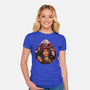 Samurai Mutant-Womens-Fitted-Tee-Bruno Mota