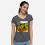 Moss Is Fine-Womens-V-Neck-Tee-jasesa