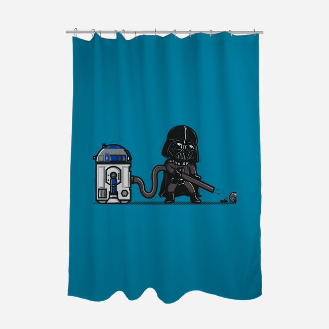 Robotic Hoover-None-Polyester-Shower Curtain-Donnie