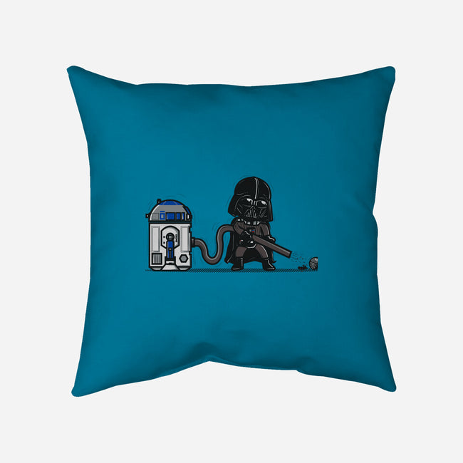 Robotic Hoover-None-Non-Removable Cover w Insert-Throw Pillow-Donnie