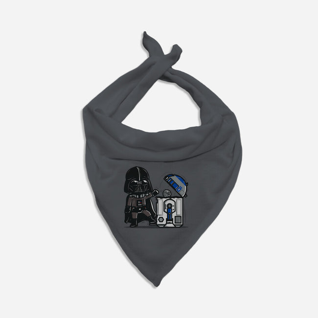 Robotic Trashcan-Dog-Bandana-Pet Collar-Donnie