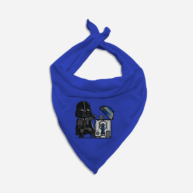 Robotic Trashcan-Dog-Bandana-Pet Collar-Donnie