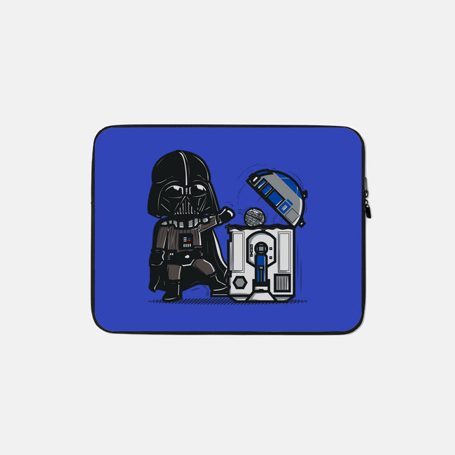 Robotic Trashcan-None-Zippered-Laptop Sleeve-Donnie