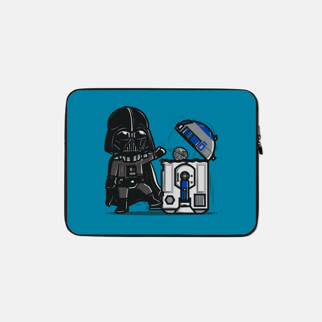 Robotic Trashcan-None-Zippered-Laptop Sleeve-Donnie
