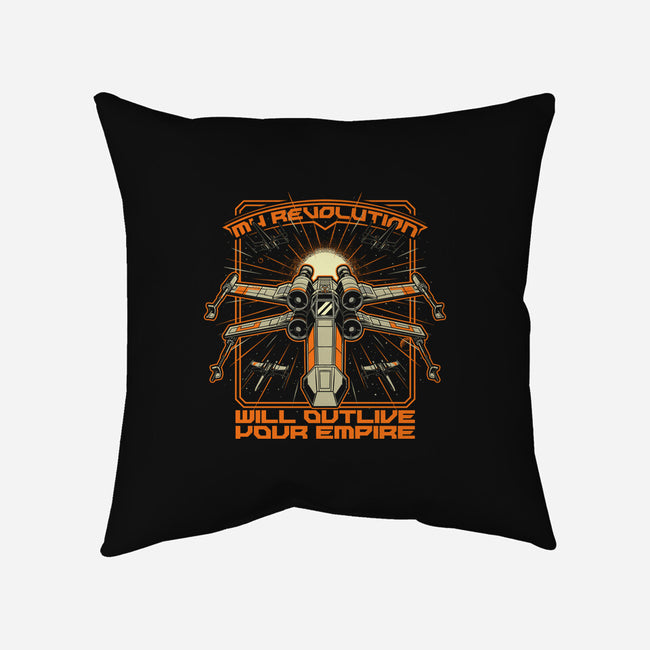 Space War Revolution-None-Removable Cover-Throw Pillow-Studio Mootant