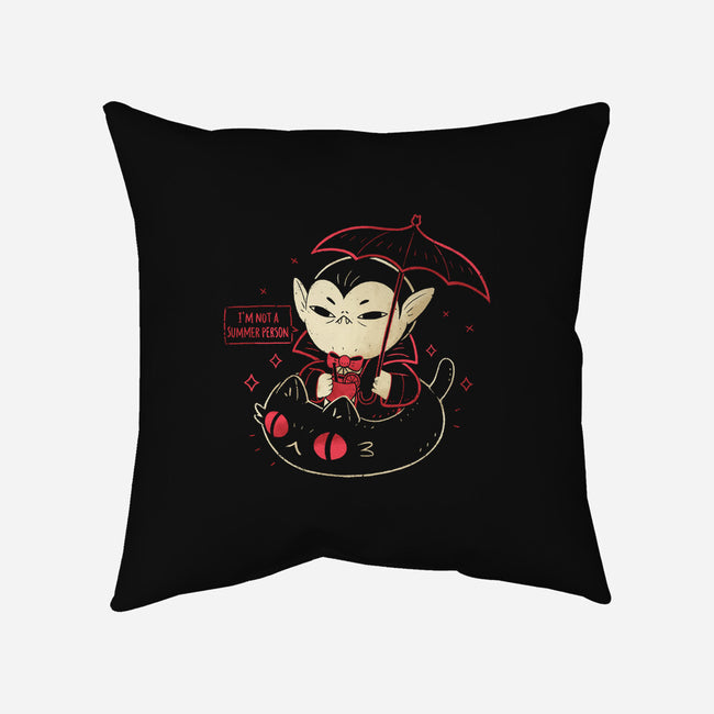 Cute Vampire Summer-None-Non-Removable Cover w Insert-Throw Pillow-xMorfina