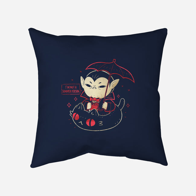 Cute Vampire Summer-None-Non-Removable Cover w Insert-Throw Pillow-xMorfina