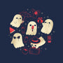 Creepy Kawaii Summer Ghosts-None-Glossy-Sticker-xMorfina
