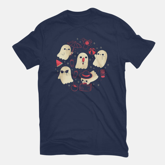 Creepy Kawaii Summer Ghosts-Mens-Premium-Tee-xMorfina