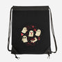 Creepy Kawaii Summer Ghosts-None-Drawstring-Bag-xMorfina