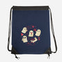 Creepy Kawaii Summer Ghosts-None-Drawstring-Bag-xMorfina