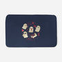 Creepy Kawaii Summer Ghosts-None-Memory Foam-Bath Mat-xMorfina