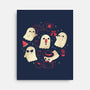 Creepy Kawaii Summer Ghosts-None-Stretched-Canvas-xMorfina